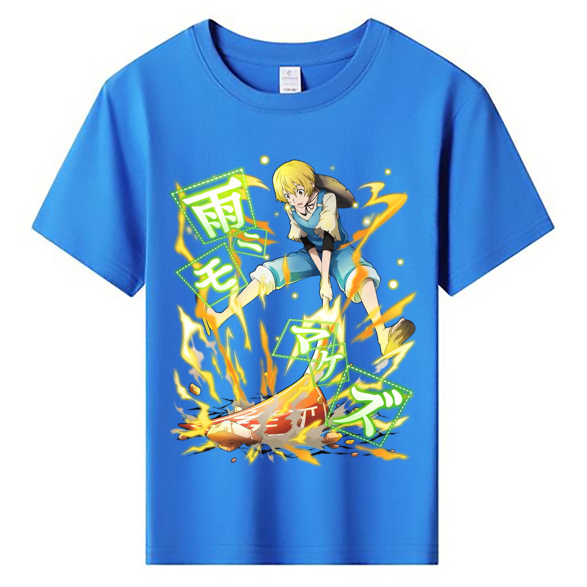 （画像用） 文豪ストレイドッグス Bungo Stray Dogs 綿100％キッズTシャツ（フロントプリント）